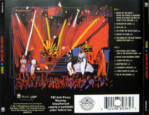 Sting - Bring On The Night - Imagen 2
