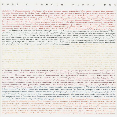 Garcia Charly - Piano Bar   -    Vinilo