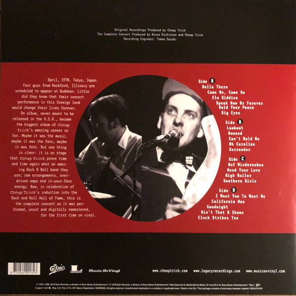 Cheap Trick - At Budokan (2 Lps) - Vinilo - Imagen 3